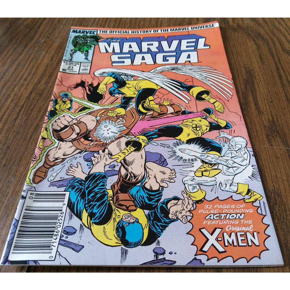 The Marvel Saga #21 August 1987 Marvel Comics